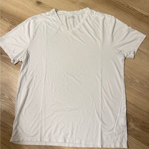 Vince Light Gray V-Neck Men's Tee